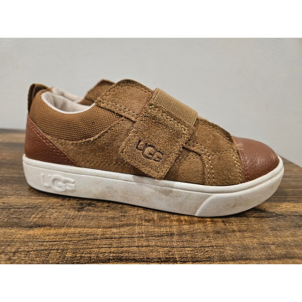 UGG Rennon Low Toddler Sneakers Chestnut Brown Suede Leather 1117454T Size 11